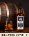 USO Proud Supporter American Bourbon Whiskey