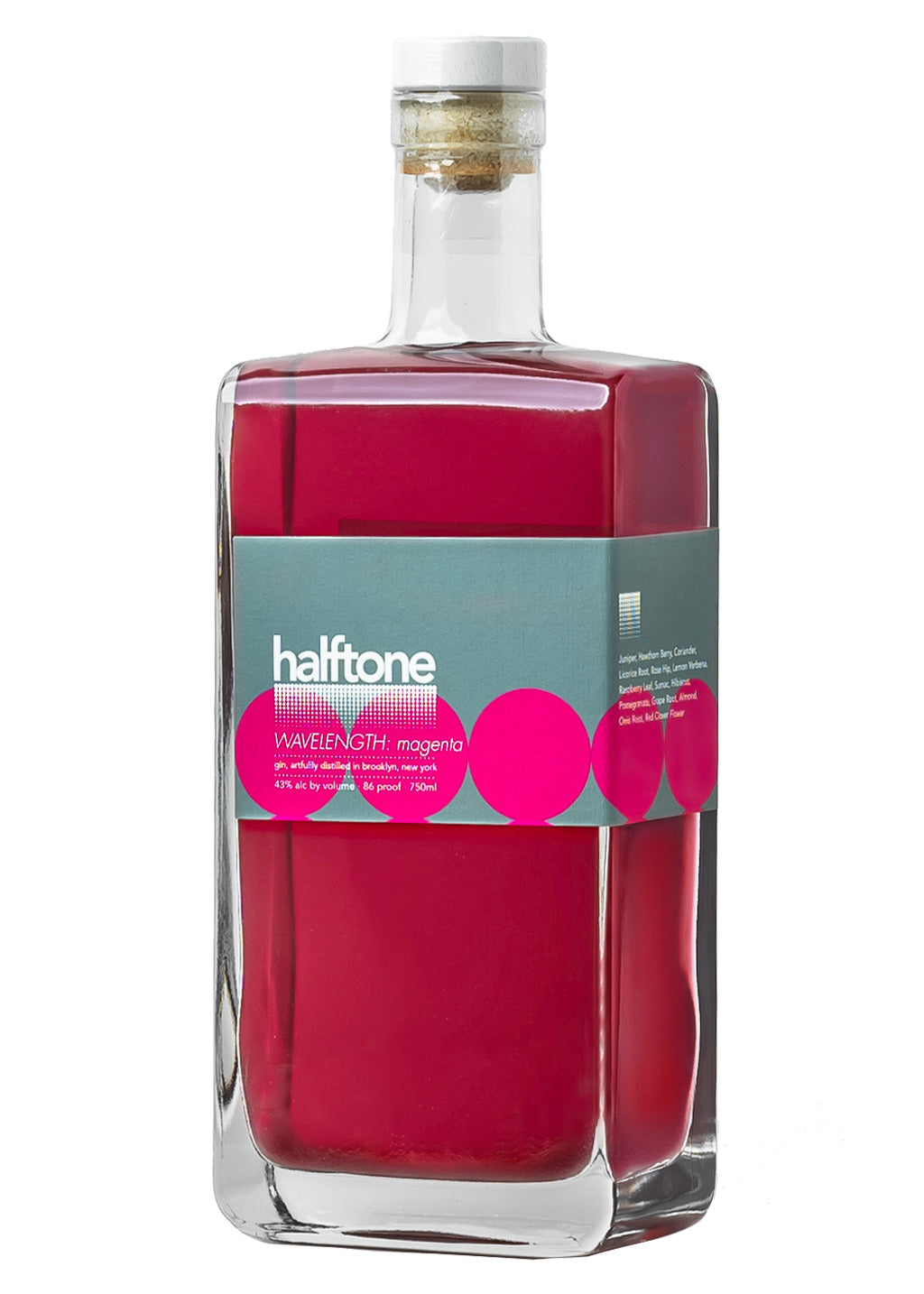 Halftone Wavelength: Magenta Gin