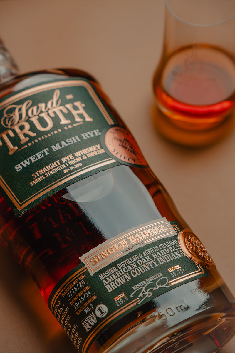 Hard Truth Sweet Mash Rye Whiskey Single Barrel - Selected by HAWF, Dusty Dan, WWBC, and Drifting Drams