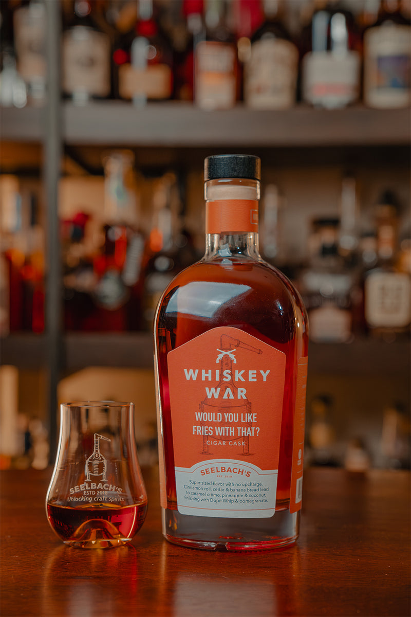 High Bank Whiskey War 116.8 Proof "Fries With That?" Cigar Cask - Selected by Seelbach's