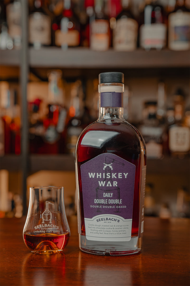 High Bank Whiskey War 117.60 Proof "Daily Double" Double Double Oaked - Selected by Seelbach's