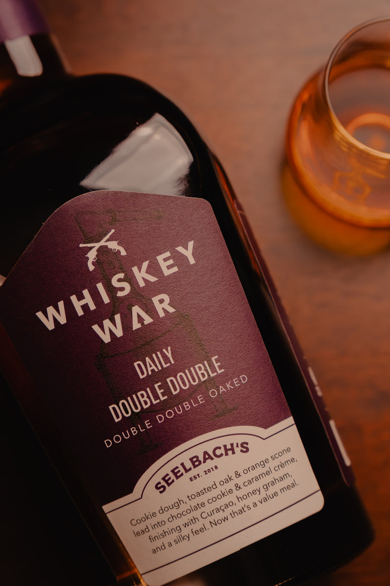 High Bank Whiskey War 117.60 Proof "Daily Double" Double Double Oaked - Selected by Seelbach's