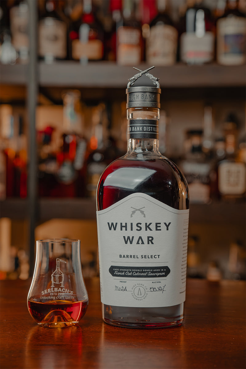 High Bank Whiskey War Barrel Select "Secret Sauce" Double Double Oaked in French Oak Cabernet - Selected by Seelbachs
