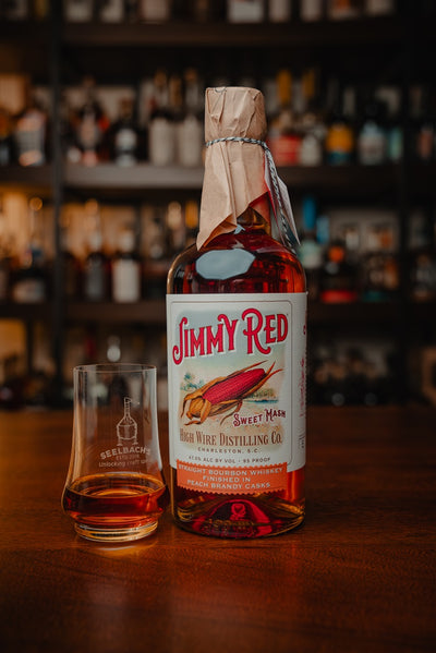 High Wire Jimmy Red Bourbon Finished in Peach Brandy Casks