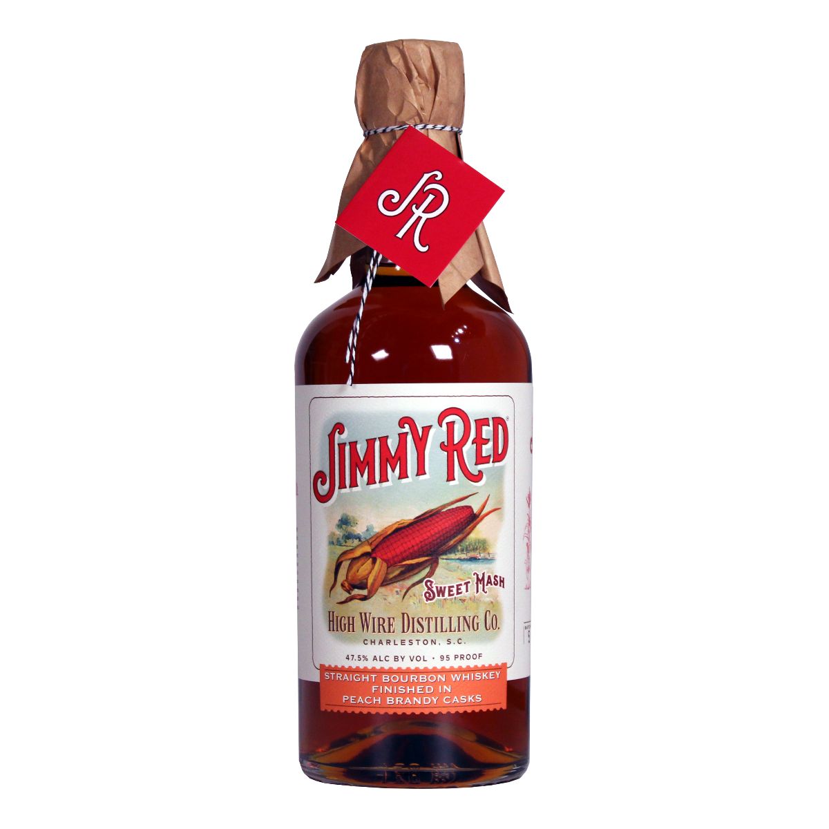 High Wire Jimmy Red Bourbon Finished in Peach Brandy Casks