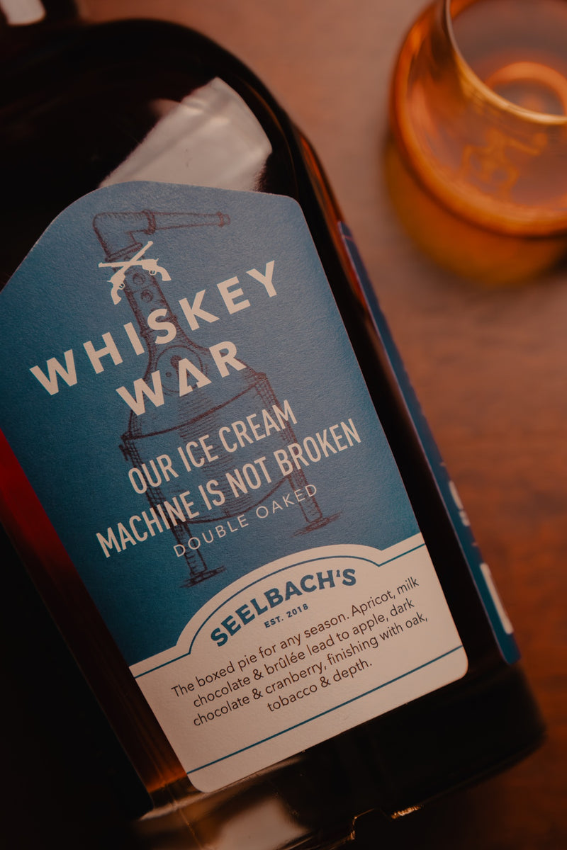 High Bank Whiskey War 100 Proof "Ice Cream Machine" Double Oaked - Selected by Seelbach's