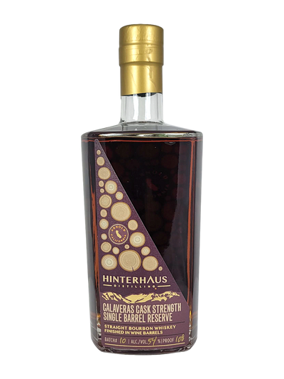 Hinterhaus Calaveras Cask Strength Single Barrel Reserve Bourbon