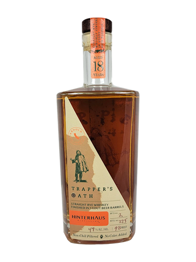 Hinterhaus Trapper's Oath 18 Year Rye
