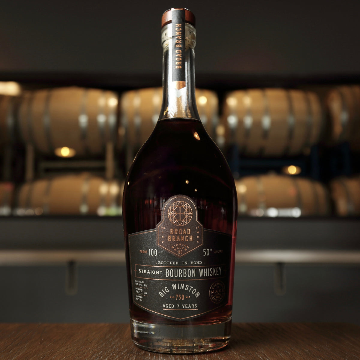 Broad Branch Distillery "Big Winston" Bottled In Bond Straight Bourbon Whiskey