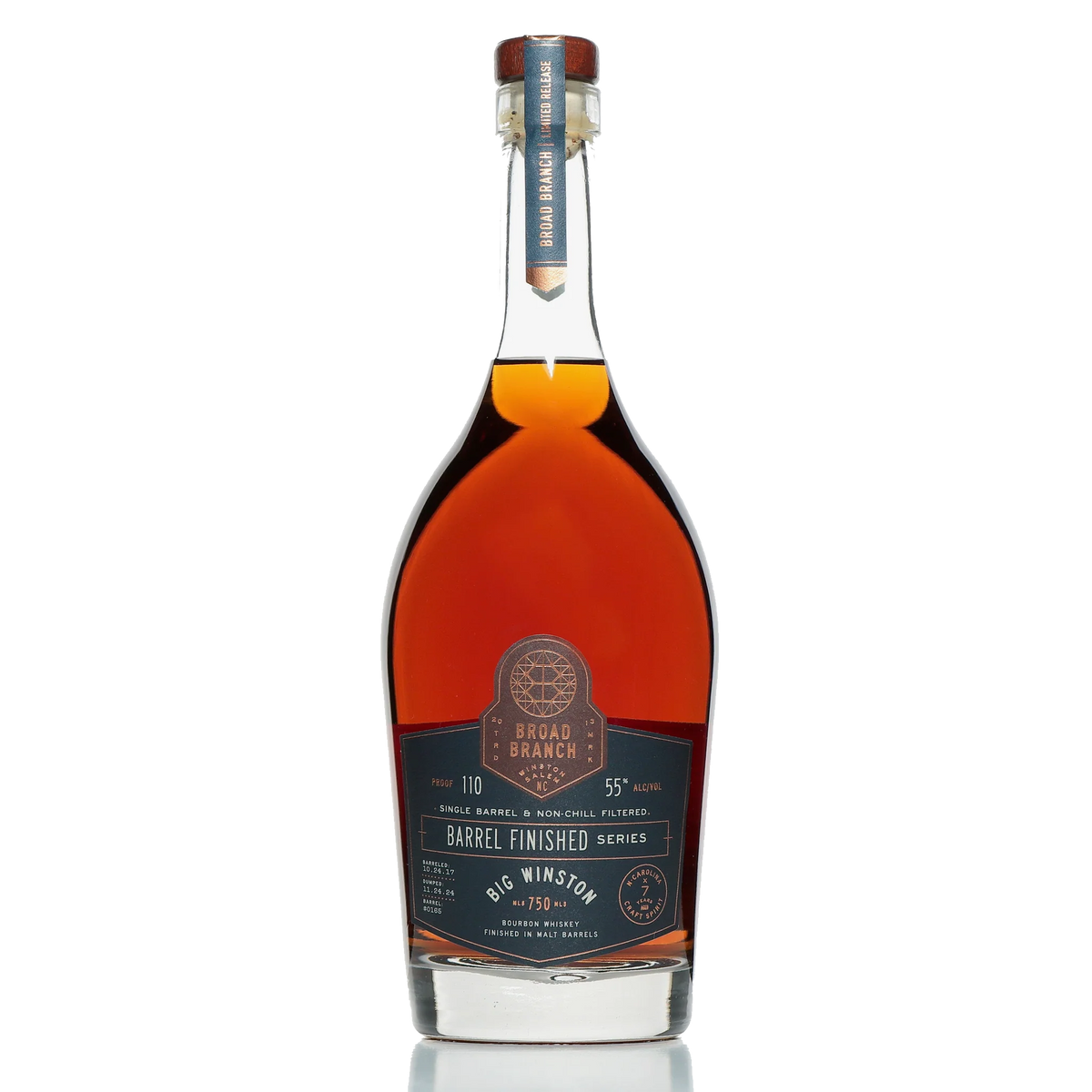 Big Winston Bourbon Finished in Malt Barrelsのボトル画像