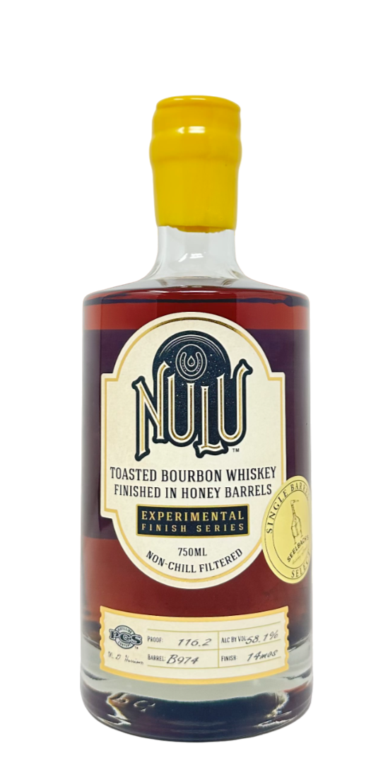 Nulu Toasted Honey Bourbon Barrel #B974 116.2 proof - Selected by Seelbach's