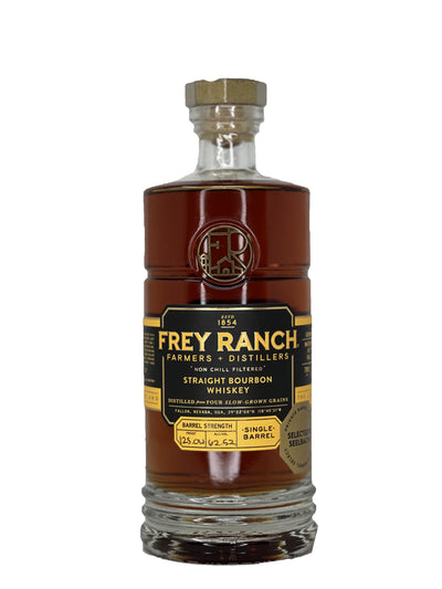 Frey Ranch Single Barrel Bourbon Whiskey 125.04 proof - Selected by Seelbach's