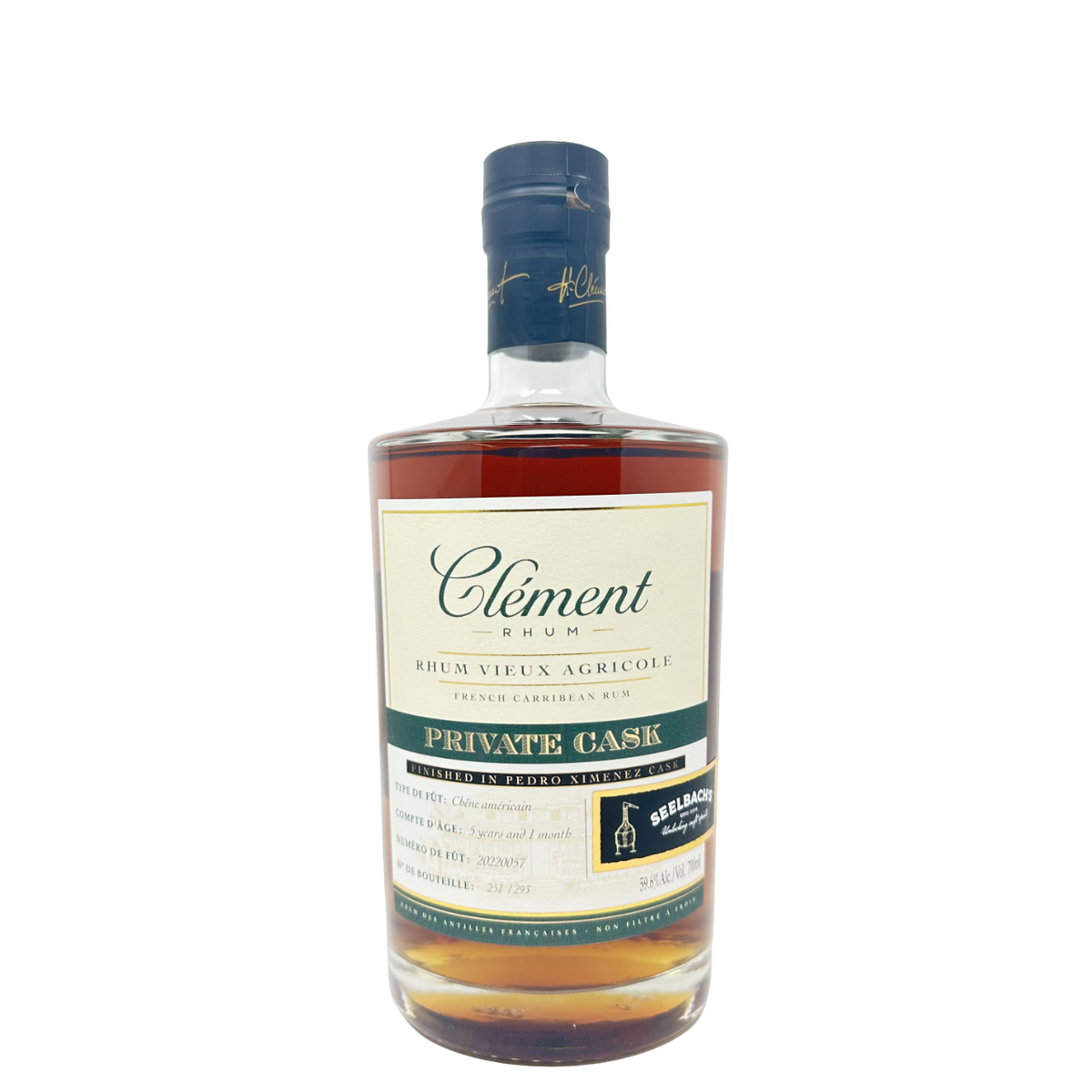 Clement PX Sherry Cask Rum 119.2 Proof - Selected by Seelbach's