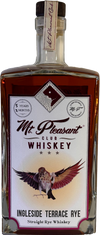 Mt. Pleasant Club Whiskey Ingleside Terrace Rye Whiskey