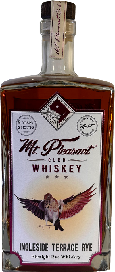 Mt. Pleasant Club Whiskey Ingleside Terrace Rye Whiskey