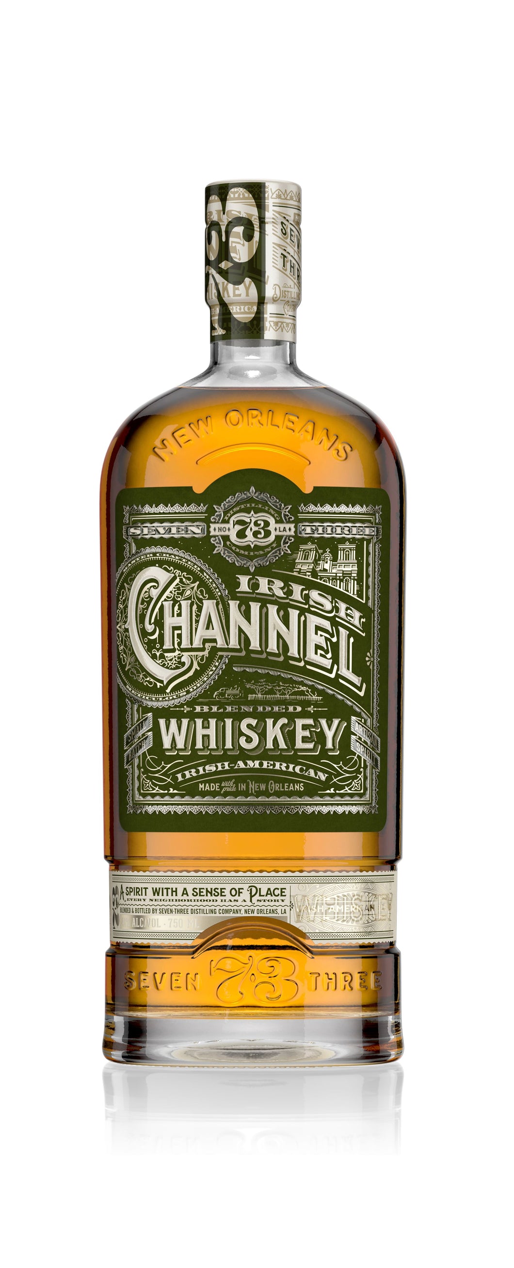 Seven Three Distilling Irish Channel Whiskey