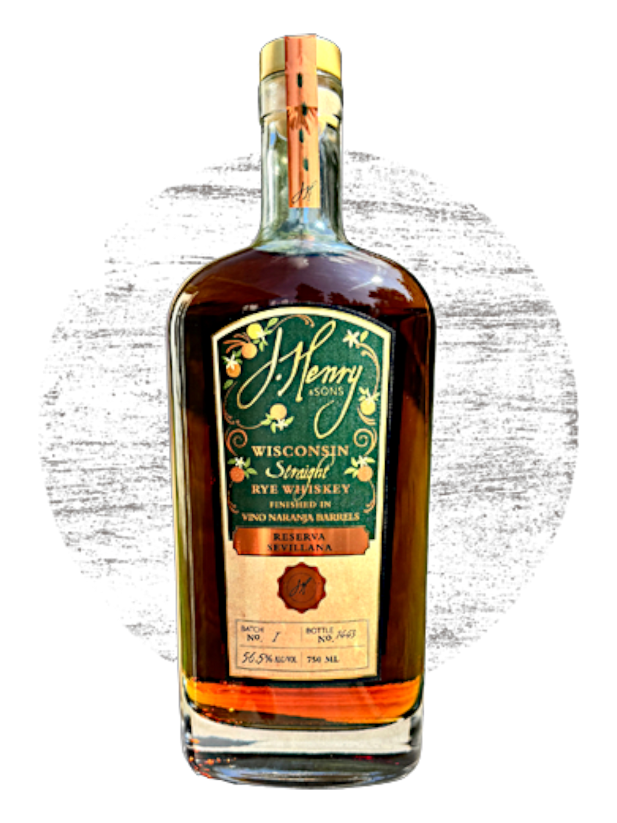 J. Henry Reserve Sevillana Vino Naranja Finished Rye – Seelbach's