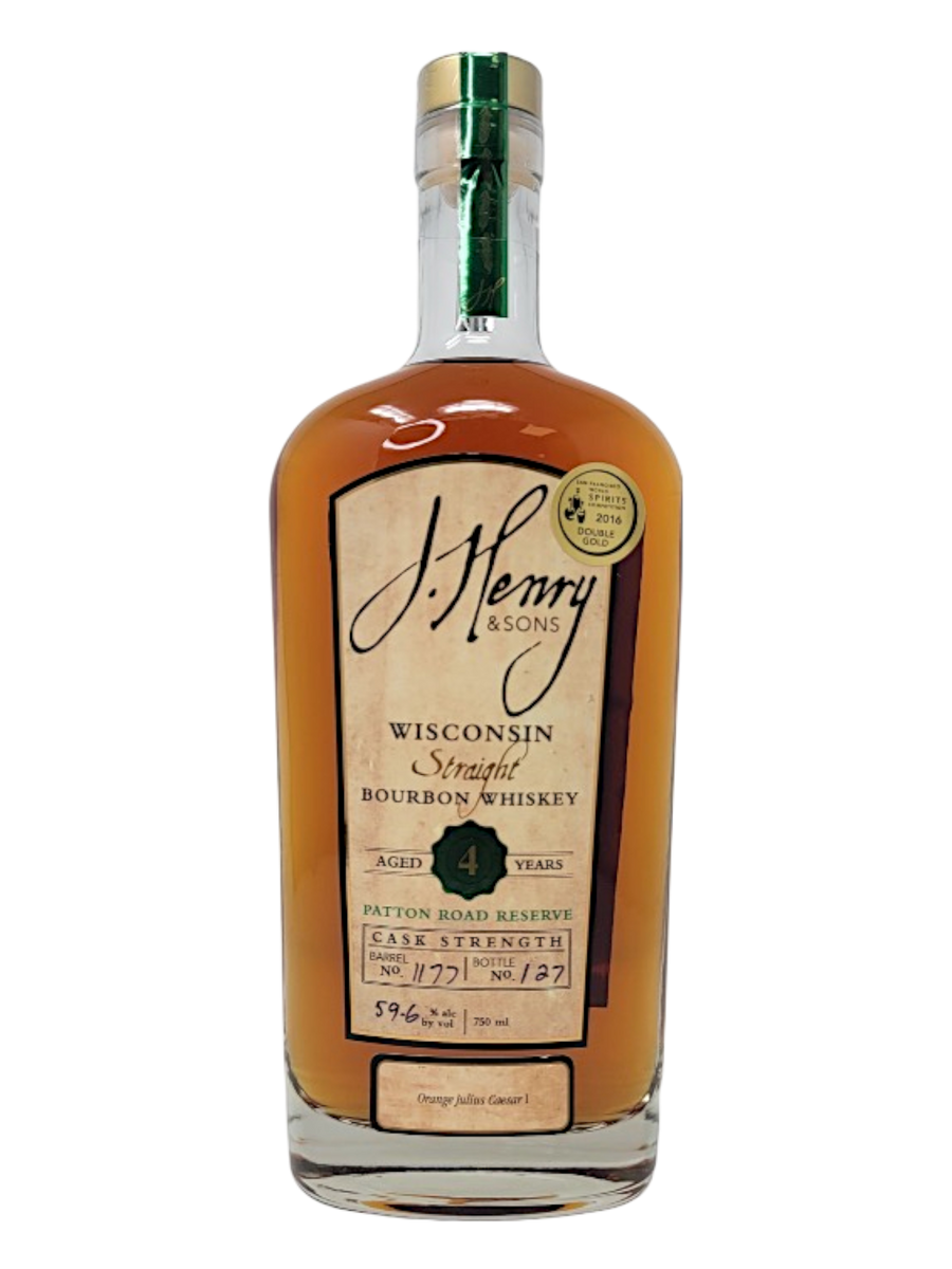 J. Henry & Sons Patton Road Reserve Wisconsin Straight Bourbon Whiskey