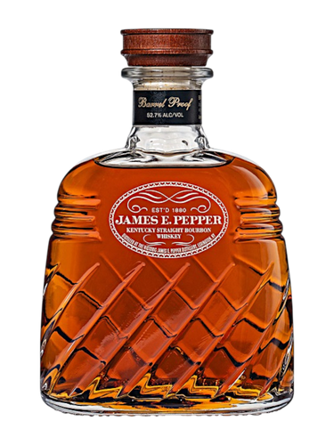 James E. Pepper Decanter Barrel Proof Straight Bourbon Whiskey