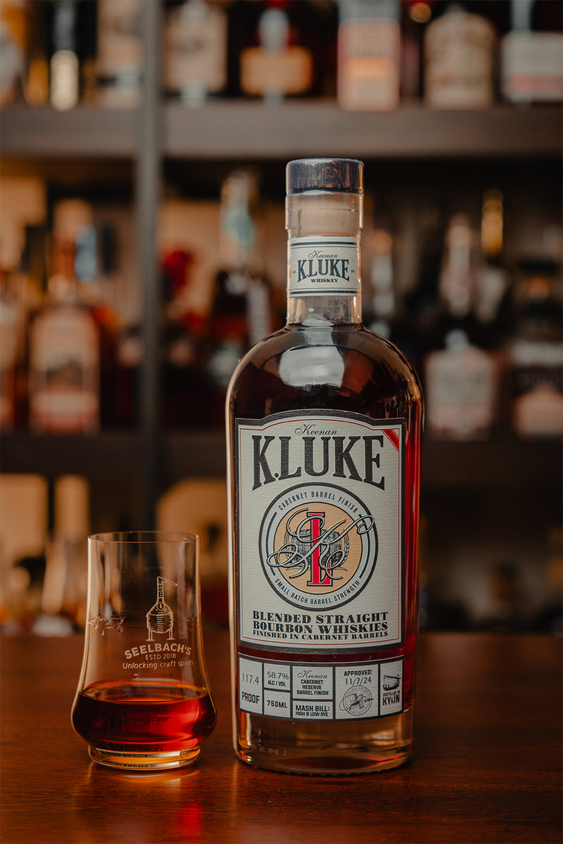 K.LUKE Small Batch "Keenan Reserve" Cab Finished Barrel Strength Bourbon - Batch 2