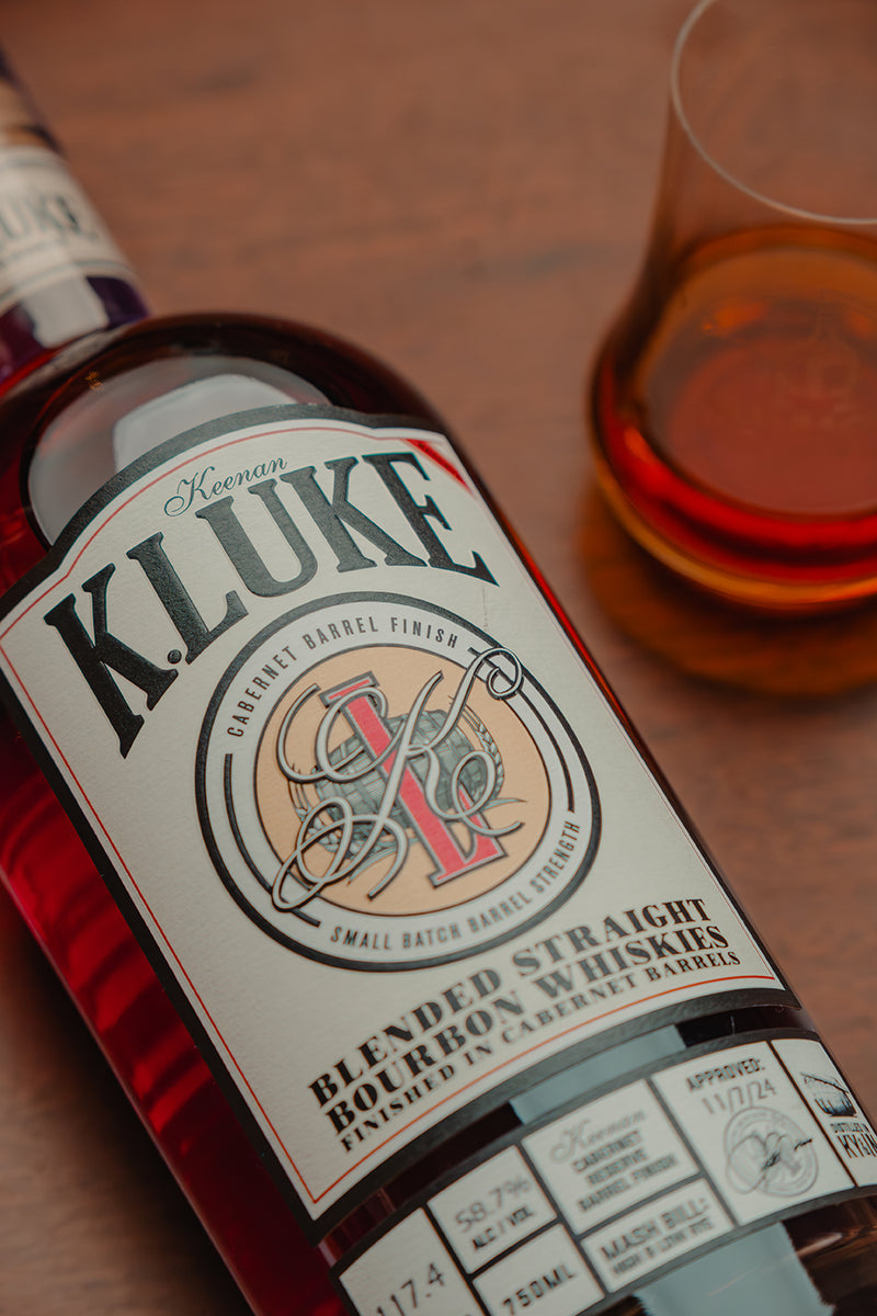 K.LUKE Small Batch "Keenan Reserve" Cab Finished Barrel Strength Bourbon - Batch 2