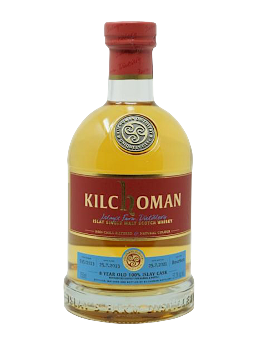 Kilchoman 8-Year-Old 100% Islay Cask-Single Cask Scotch Whiskey Kilchoman 8-Year-Old 100% Islay Cask-Single Cask Scotch Whiskey