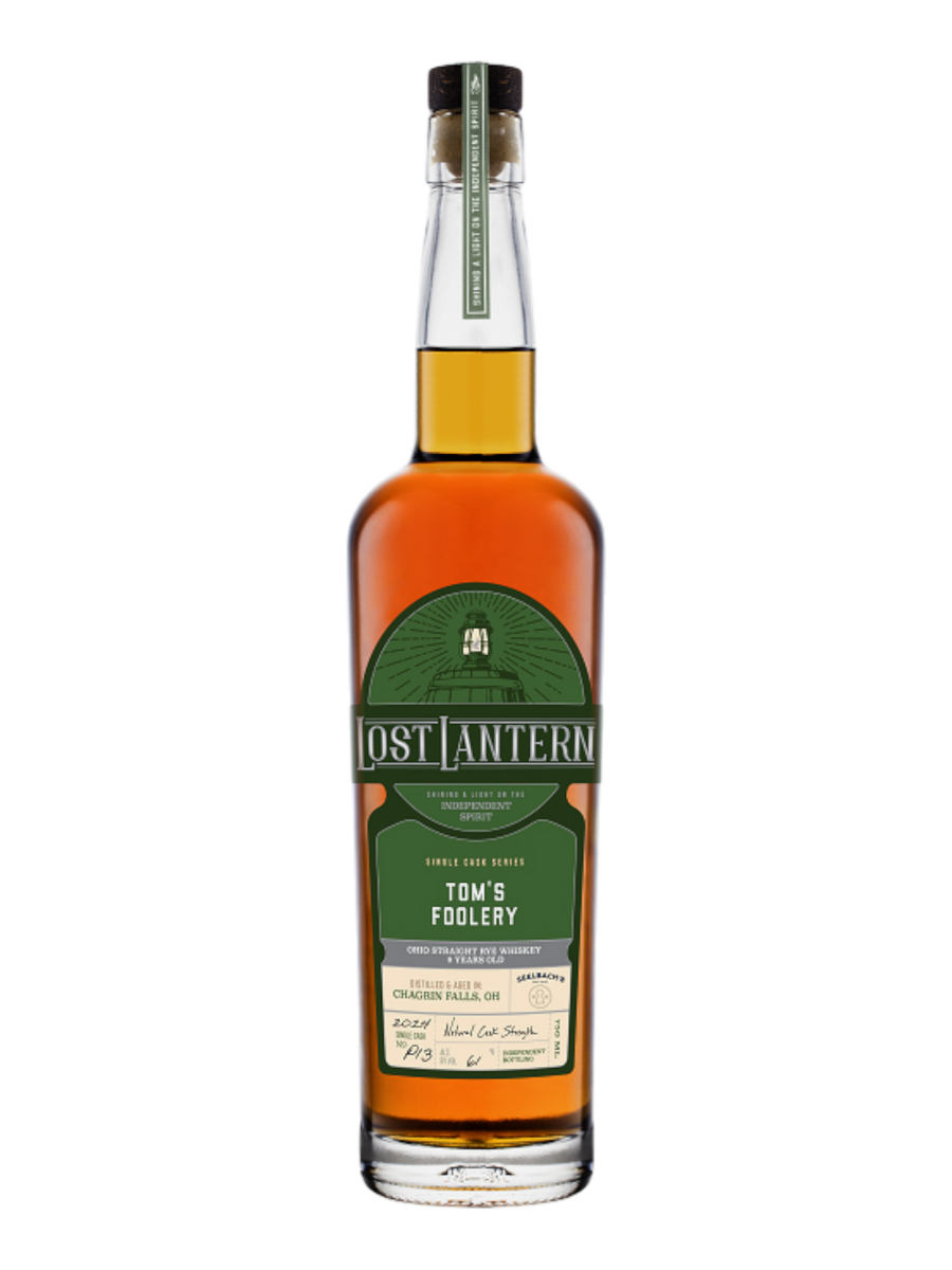 Lost Lantern Seelbach's Private Cask: Tom's Foolery 9-Year Old Ohio Straight Rye Whiskey
