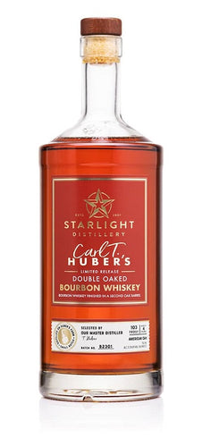 Starlight Distillery Limited Release Double Oaked Bourbon Whiskey #B2301 103 Proof