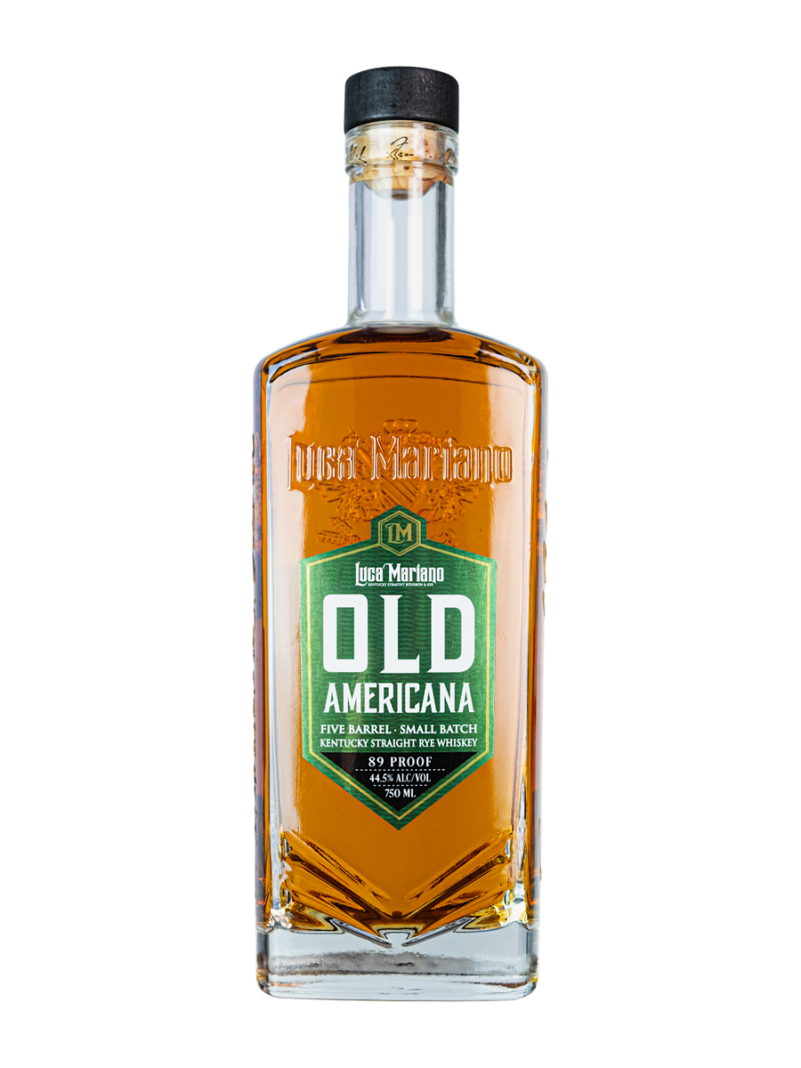 Luca Mariano Old Americana Small Batch Kentucky Straight Rye Whiskeyのボトル画像