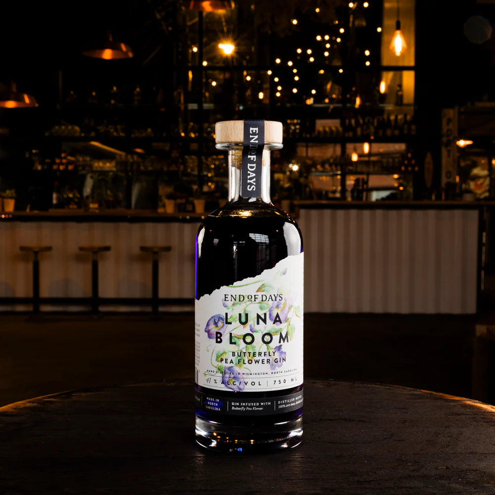 End of Days Luna Bloom Butterfly Pea Flower Gin