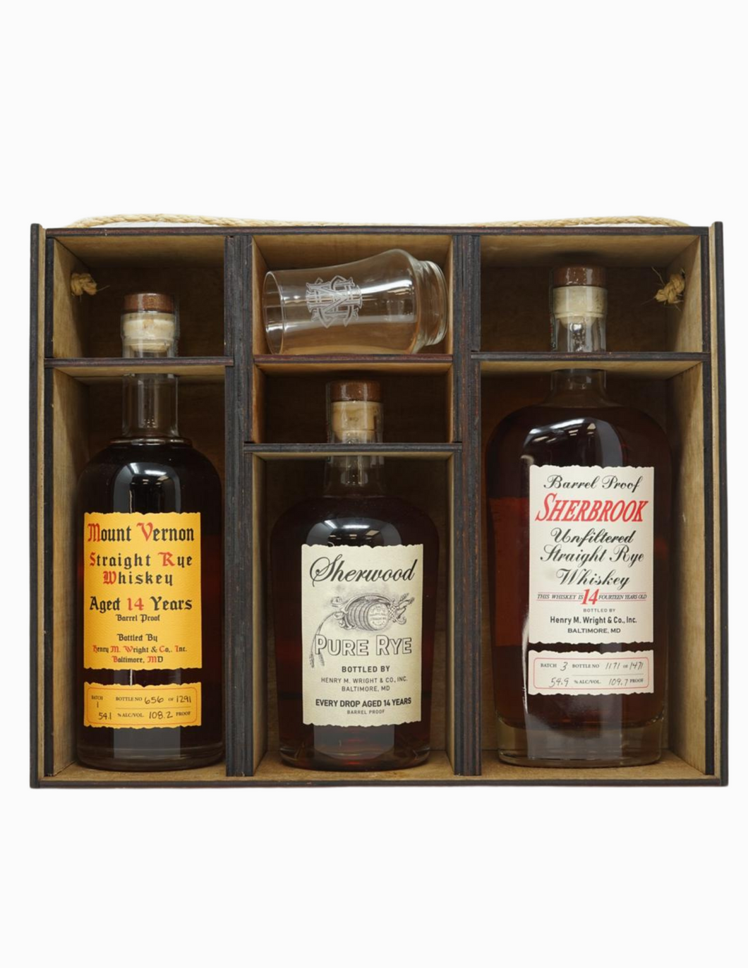 Maryland Heritage Series Collector's Box & Glass *No Bottles Included*