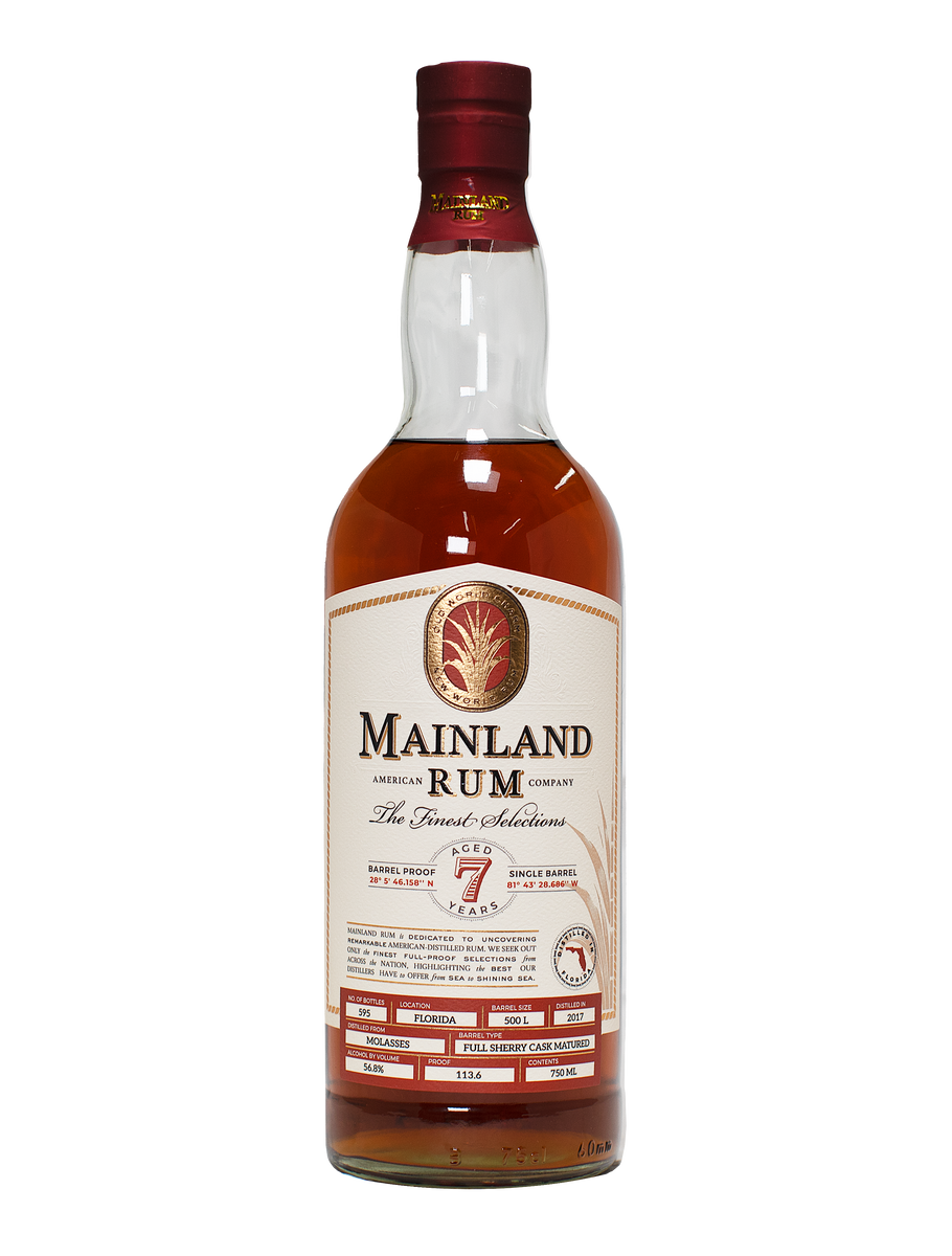 Mainland Rum Florida 7-Year 113.6 proof