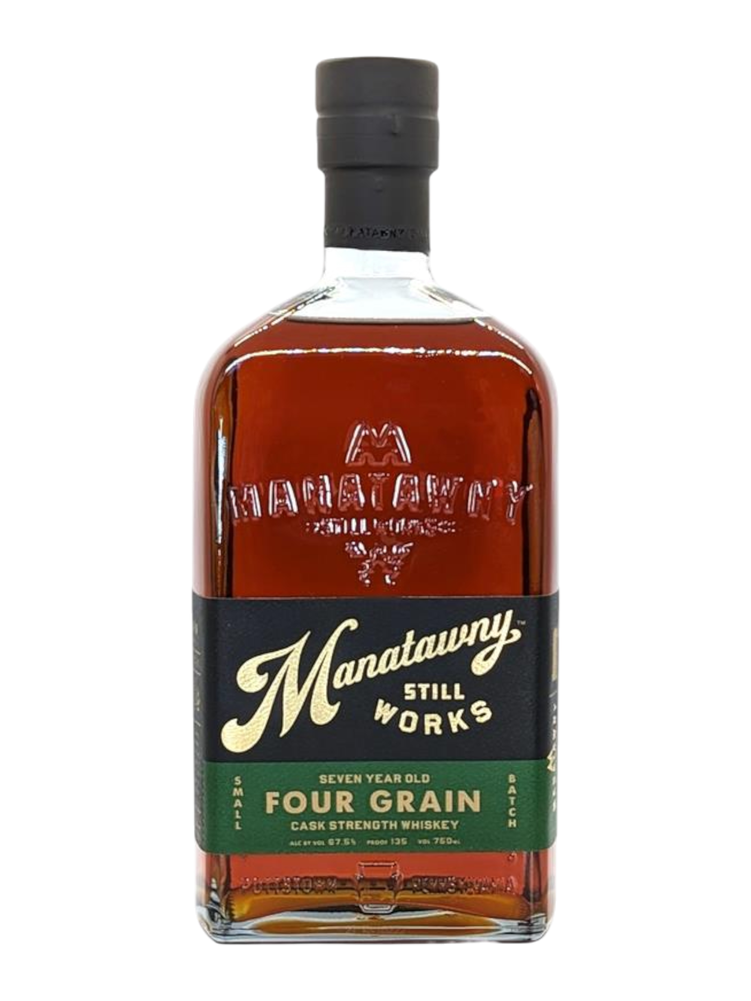 Manatawny Still Works Cask Strength 7-Year Four Grain Whiskeyのボトル画像