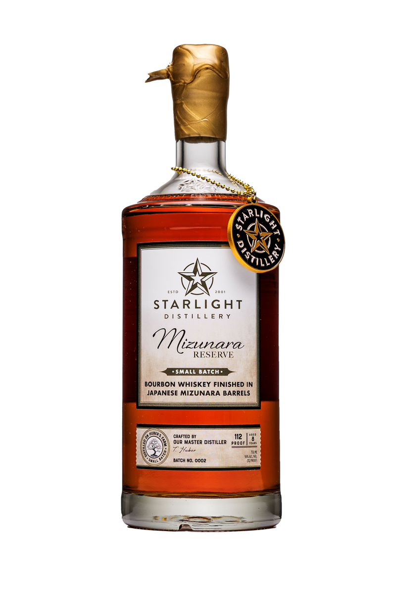 Starlight Distillery Mizunara Finished Bourbon Whiskey
