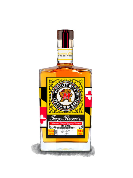 Mr and Mrs Bourbon Company Terps Reserve Bourbon