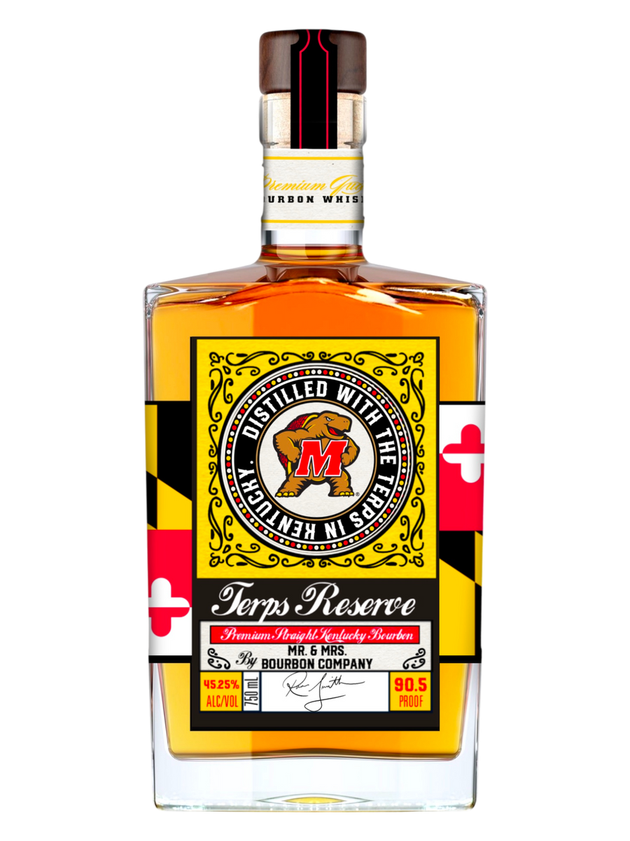 Mr and Mrs Bourbon Company Terps Reserve Bourbon