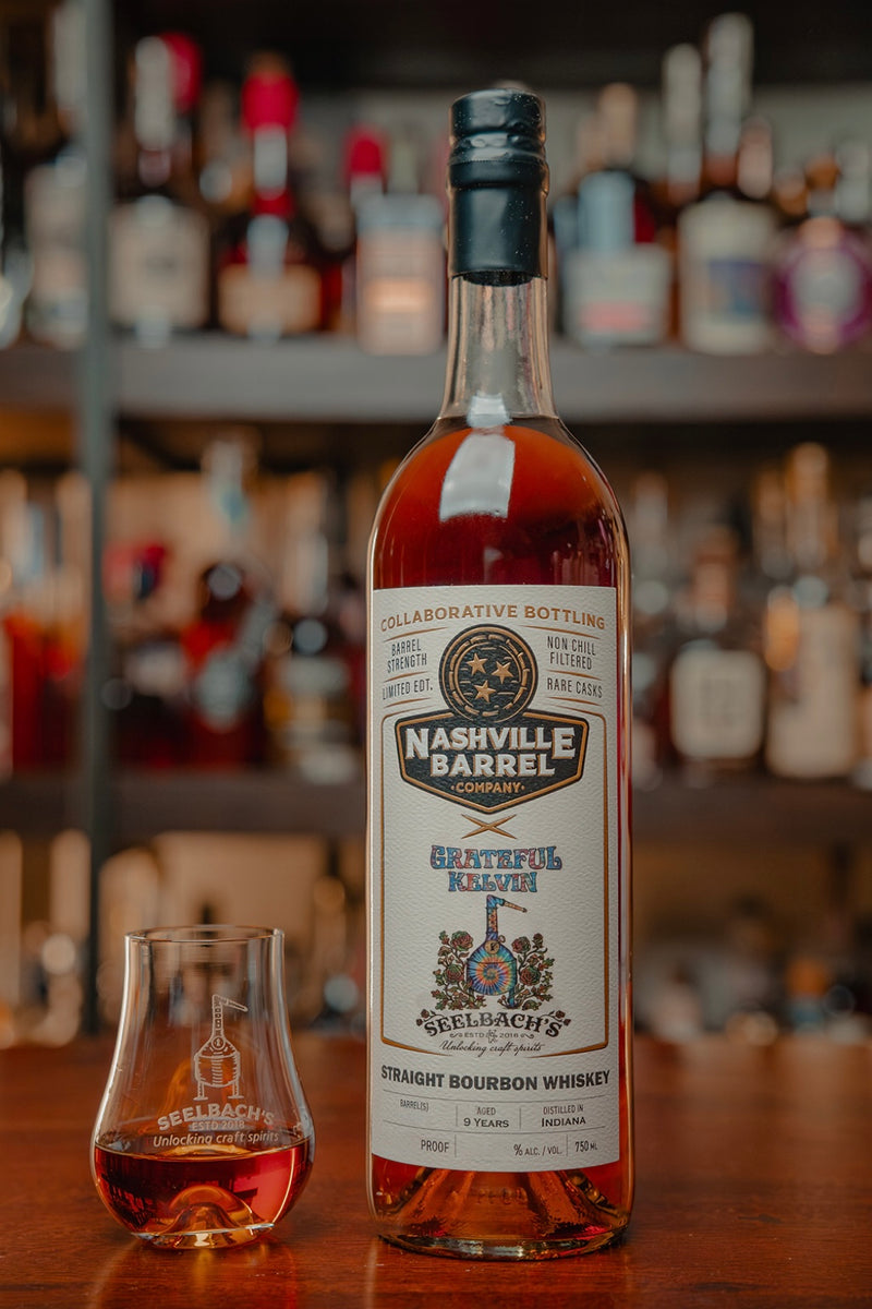Nashville Barrel Co. "Grateful Kelvin" 9-Year Single Barrel Bourbon - Selected by Seelbach's