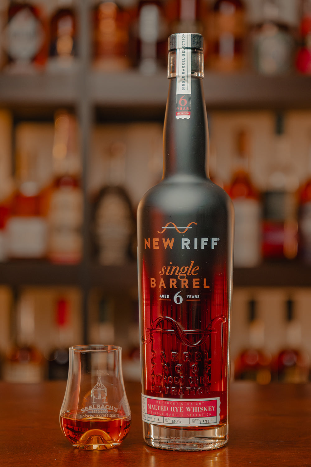 New Riff 6-Year Malted Rye Single Barrel #23729 121.8 Proof