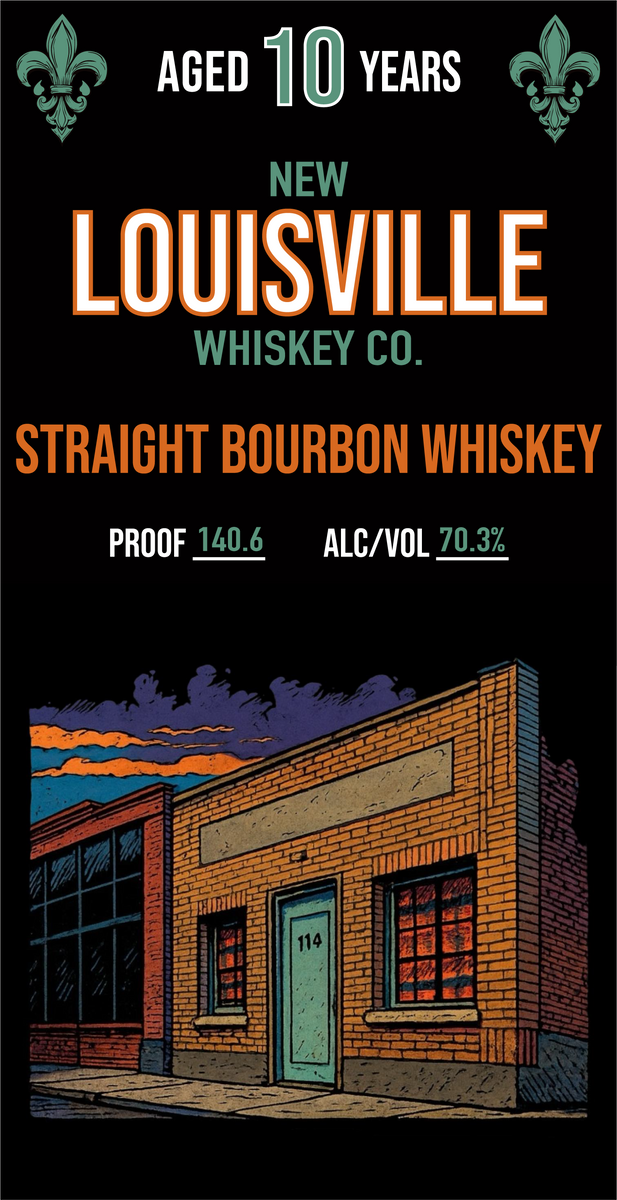 NULU New Louisville 10-Year "Acid Cat" HAZMAT Bourbon #A160 - Selected by Seelbach's