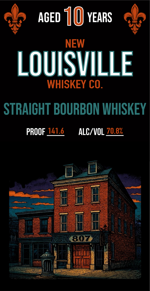 NULU New Louisville 10-Year "Pony Bottles" HAZMAT Bourbon #A170 - Selected by Seelbach's