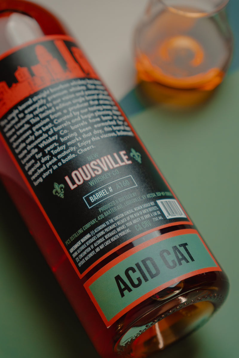 NULU New Louisville 10-Year "Acid Cat" HAZMAT Bourbon #A160 - Selected by Seelbach's