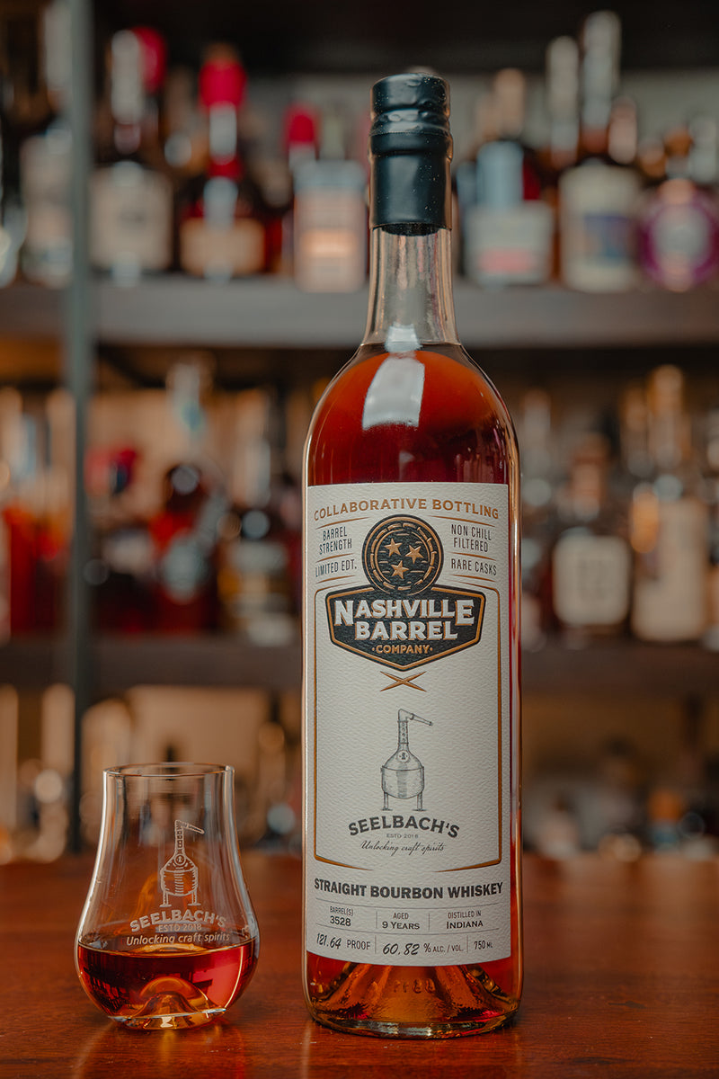 Nashville Barrel Co. #3528 9-Year Bourbon 121.64 Proof  - Selected by Seelbach's