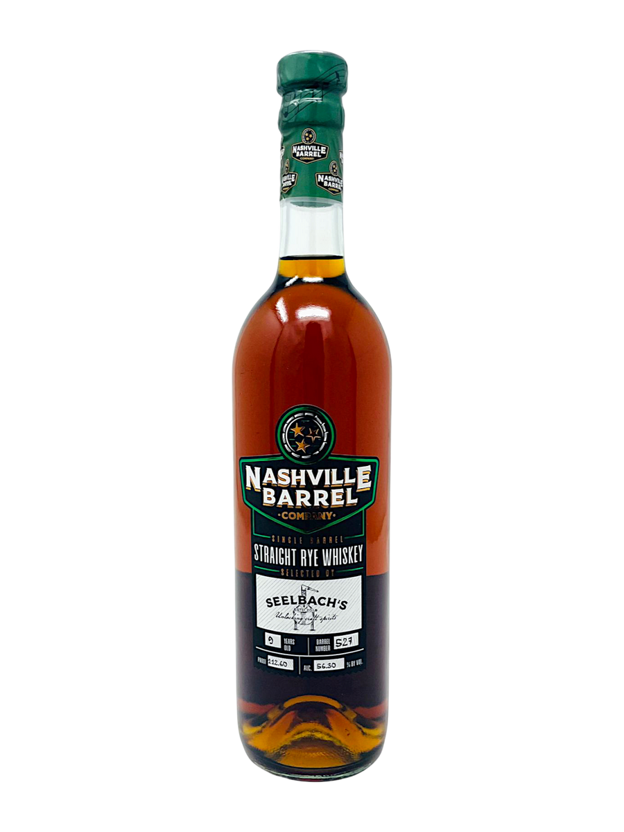 Nashville Barrel Co. #527 - 9 Year Rye - Selected by Seelbach's