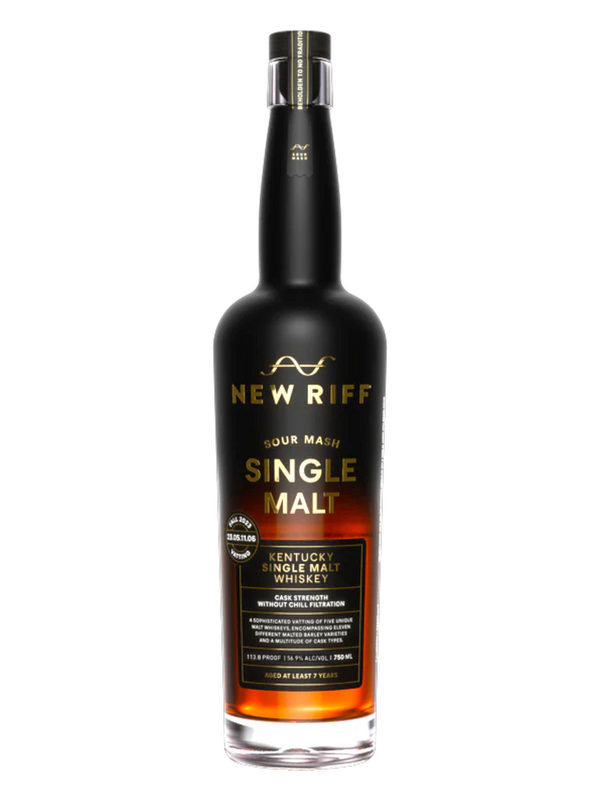 New Riff Sour Mash Single Malt Whiskey