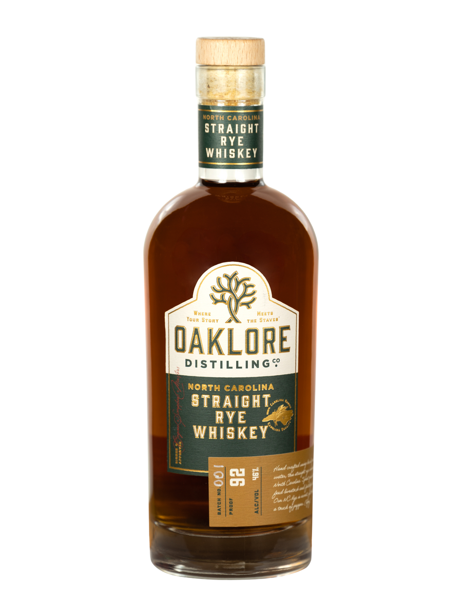 Oaklore North Carolina Straight Rye Whiskey