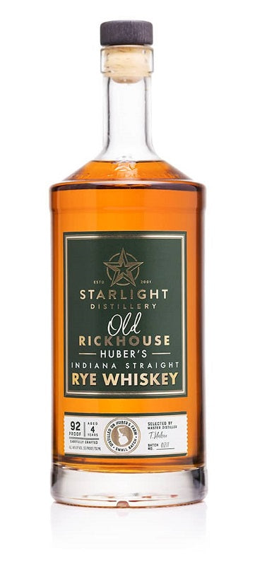 Starlight Distillery Old Rickhouse Indiana Straight Rye Whiskey