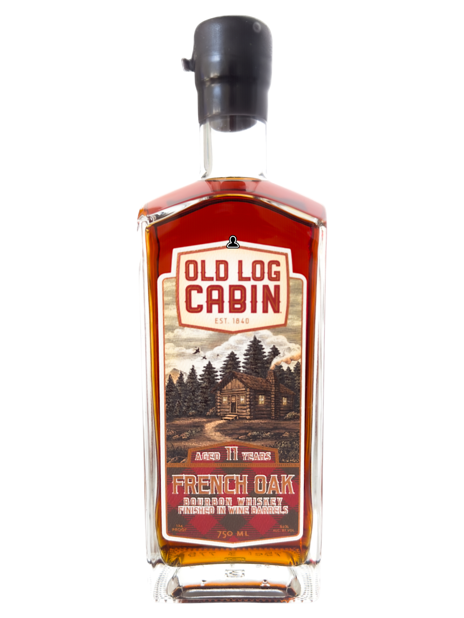 Old Log Cabin Bourbon Whiskey 11 Year French Oakのボトル画像