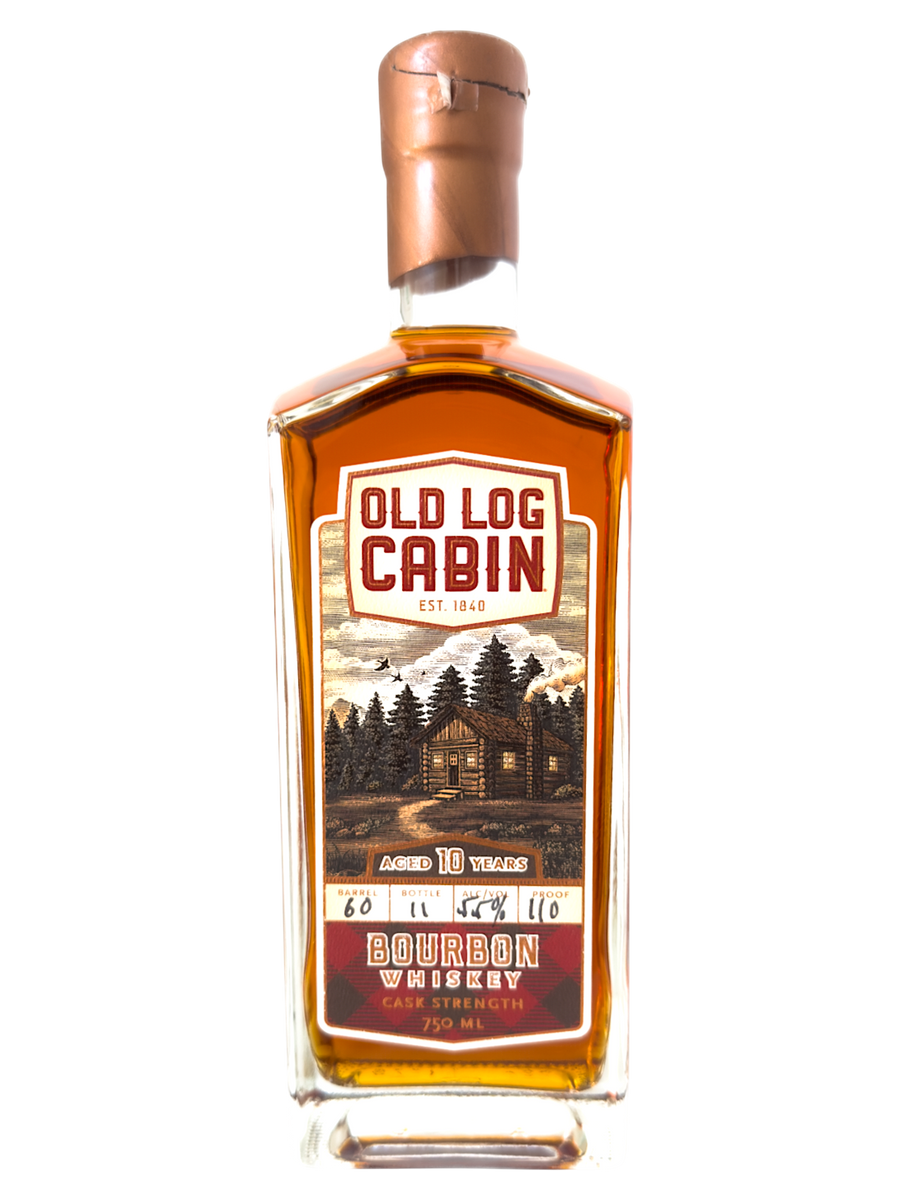 Old Log Cabin Bourbon Whiskey 10-Year