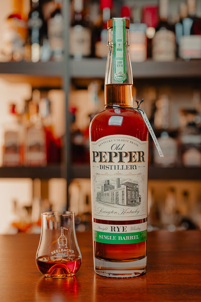 Old Pepper Single Barrel Rye #18-32 101.4 Proof - Selected by Seelbach's