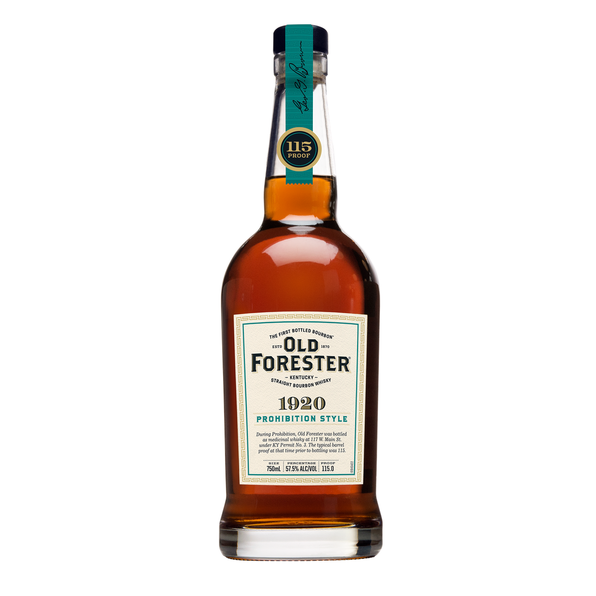 オールドフォレスター 1920 プロヒビションスタイル 57.5度 750ml Old Forester 1920 Prohibition Style Whisky – Seelbach's
